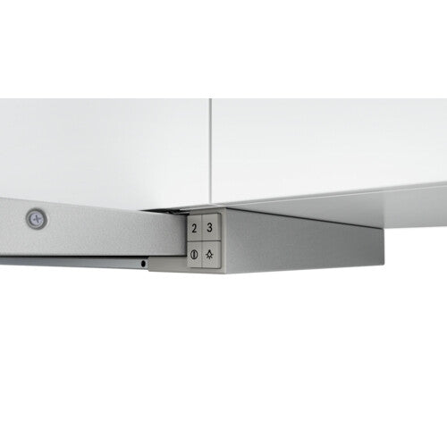 Bosch Serie 4 DFT63AC50 köksfläkt Halvinbyggd (utdragbar) Silver 360 m³/h