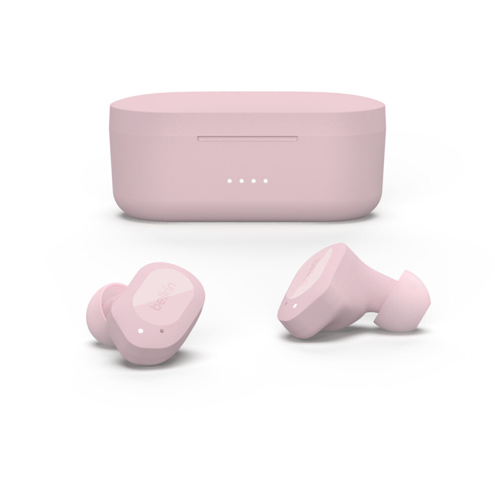 Belkin SOUNDFORM Play Headset True Wireless Stereo (TWS) I öra Bluetooth Rosa