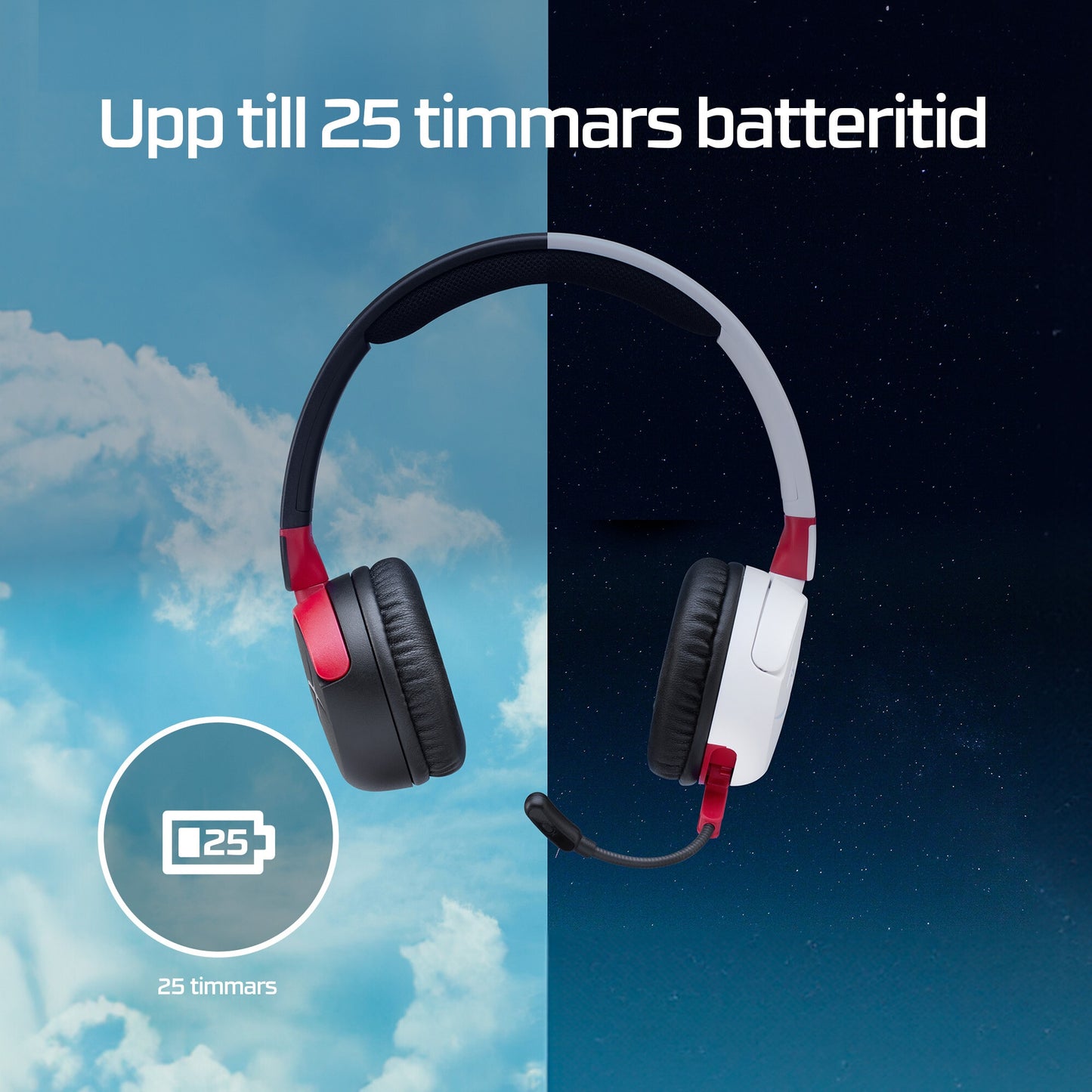 HyperX Cloud Mini - Wireless Gaming Headset (vitt)