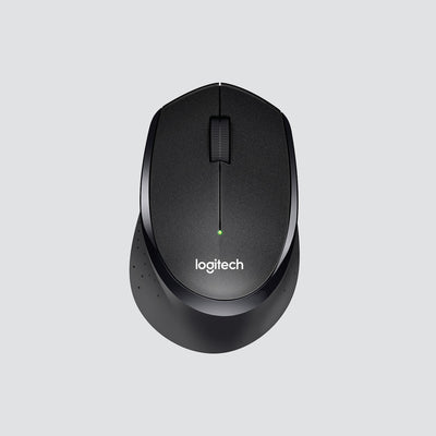 Logitech B330 Silent Plus datormöss Kontor högerhand RF Trådlös Optisk 1000 DPI