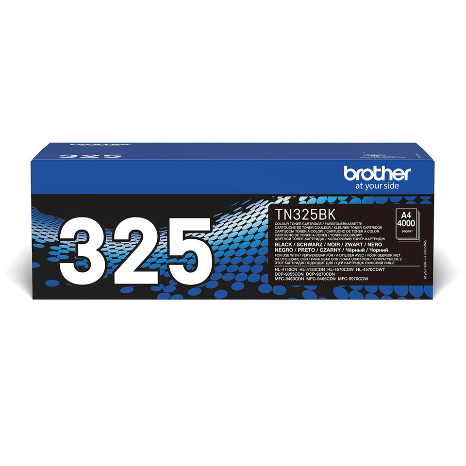 Brother TN-325BK Tonerkassett 1 styck Original Svart