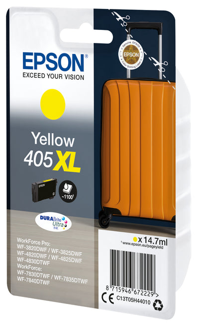 Epson Singlepack Yellow 405XL DURABrite Ultra Ink
