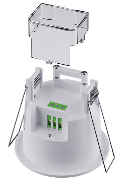 Goobay 95173 rörelsedetektorer Passiv infraröd (PIR) sensor Kabel Tak Vit