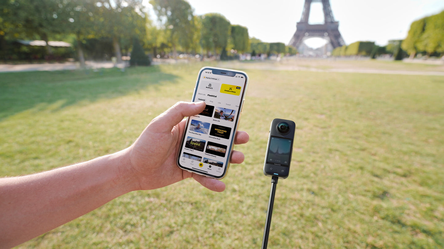Insta360 X3 sportkameror 72 MP 5K Ultra HD CMOS Wi-Fi 508 g