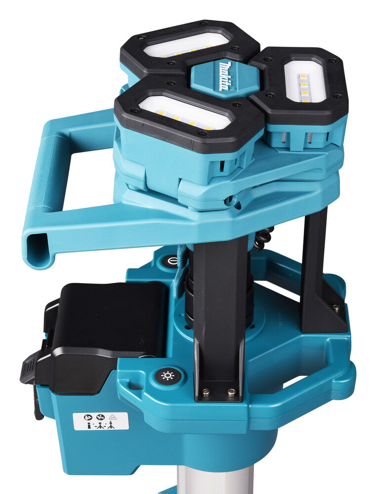Makita DEADML814 arbetslampor Svart, Grön, Rostfritt stål LED