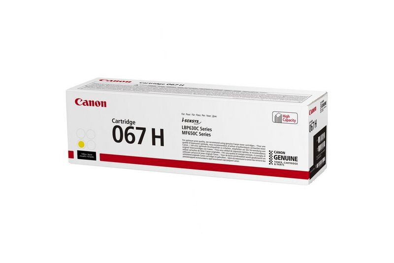 Canon 067H Tonerkassett 1 styck Original Gul