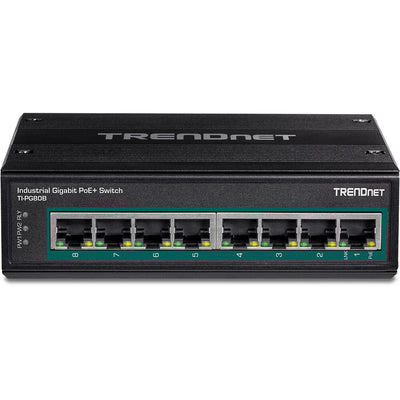 Trendnet TI-PG80B nätverksswitchar Gigabit Ethernet (10/100/1000) Strömförsörjning via Ethernet (PoE) stöd Svart