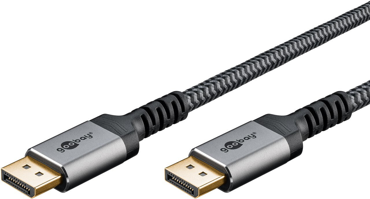 Goobay 65268 DisplayPort-kabel 1 m HDMI Grå