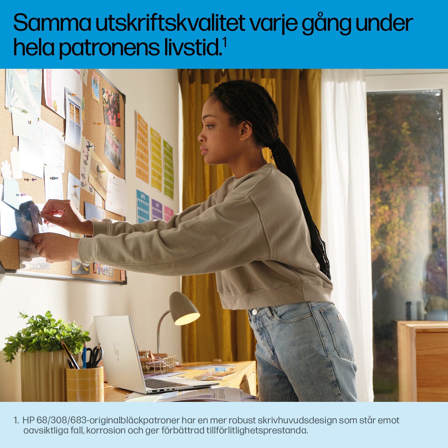 HP 308 svart originalbläckpatron EU