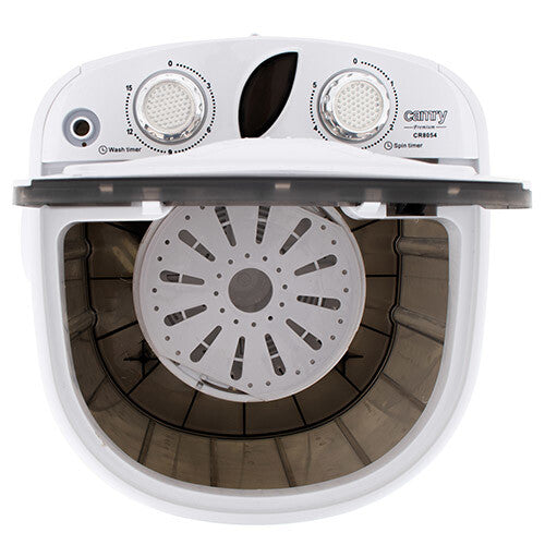 Camry Premium CR 8054 tvättmaskin Toppmatad 3 kg Brun, Vit