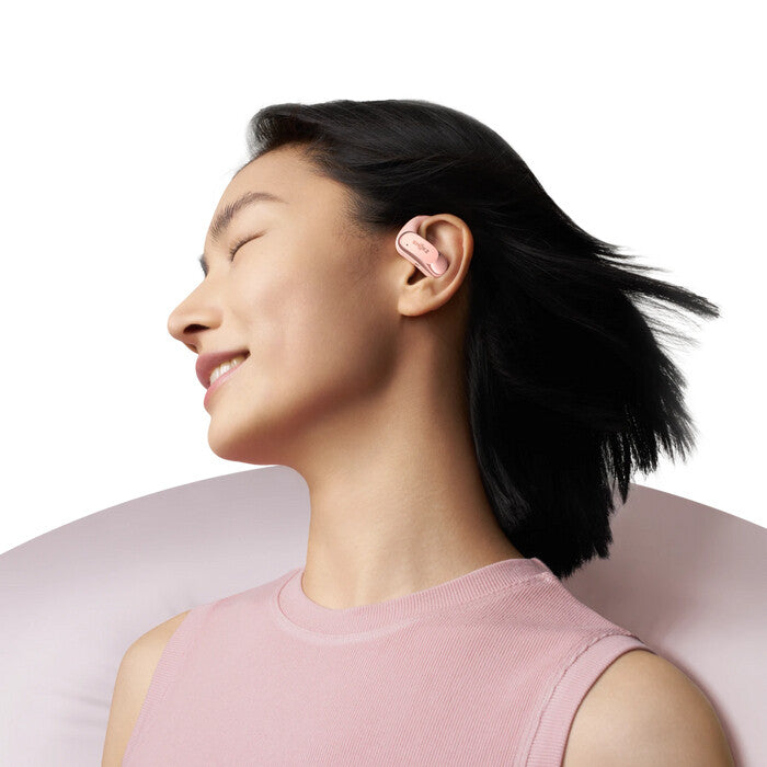 SHOKZ OpenFit Air Headset Trådlös Öronkrok Samtal/musik/sport/vardag Bluetooth Rosa