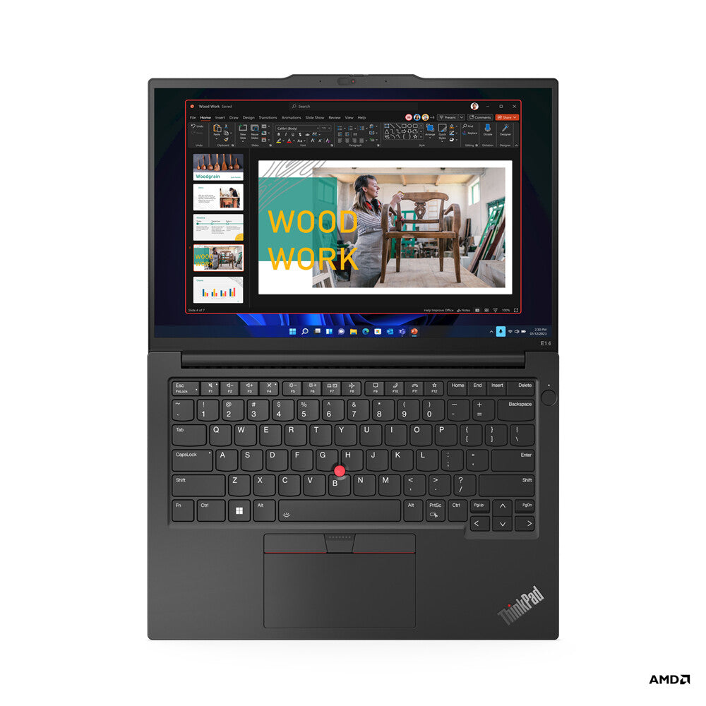 Lenovo ThinkPad E14 AMD Ryzen™ 5 PRO 7530U Bärbar dator 35,6 cm (14") WUXGA 16 GB DDR4-SDRAM 512 GB SSD Wi-Fi 6 (802.11ax) Windows 11 Pro Svart