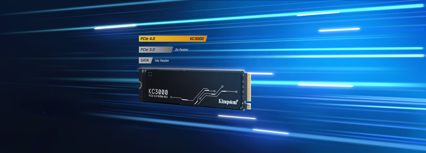 Kingston Technology KC3000 512 GB M.2 PCI Express 4.0 NVMe 3D TLC