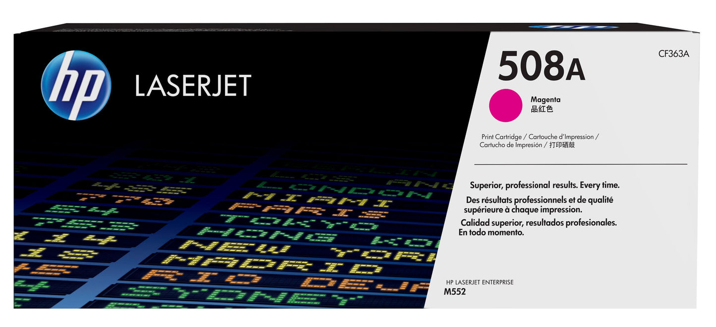 HP 508A magenta original LaserJet-tonerkassett