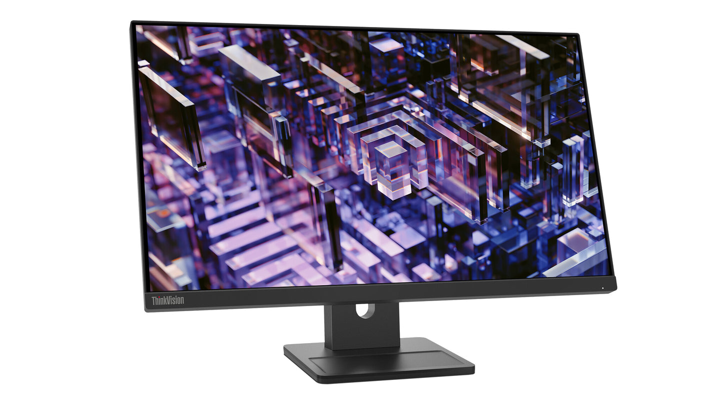 Lenovo ThinkVision E24q-30 platta pc-skärmar 60,5 cm (23.8") 2560 x 1440 pixlar 2K Ultra HD LED Svart
