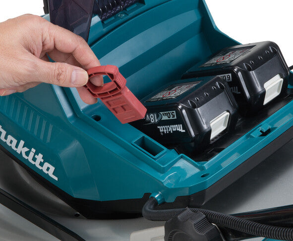 Makita DLM460Z gräsklippare Batteri Svart, Blå