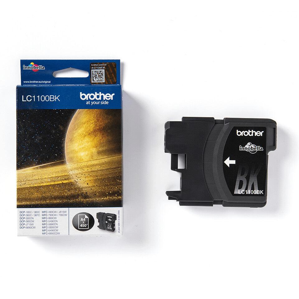 Brother LC1100BK bläckpatroner 1 styck Original Svart
