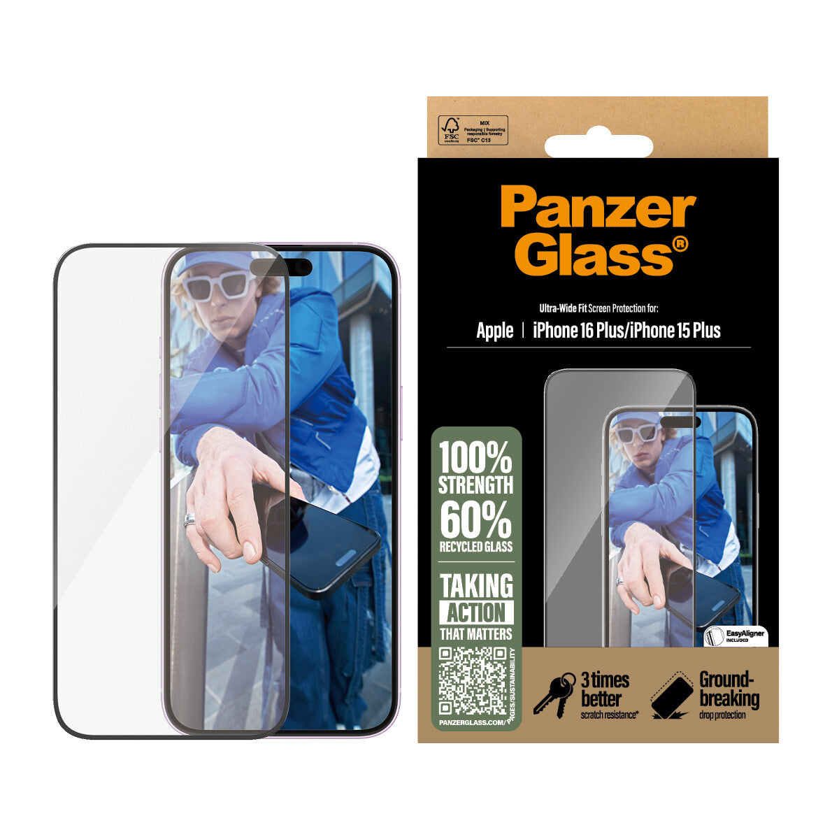 PanzerGlass PG Scrn iPhone 16 6.7Inch UWF