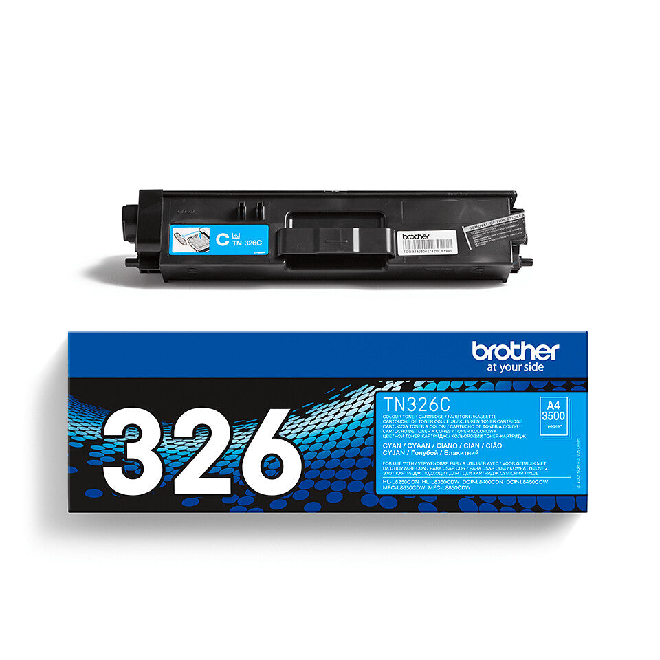 Brother TN-326C Tonerkassett 1 styck Original Cyan