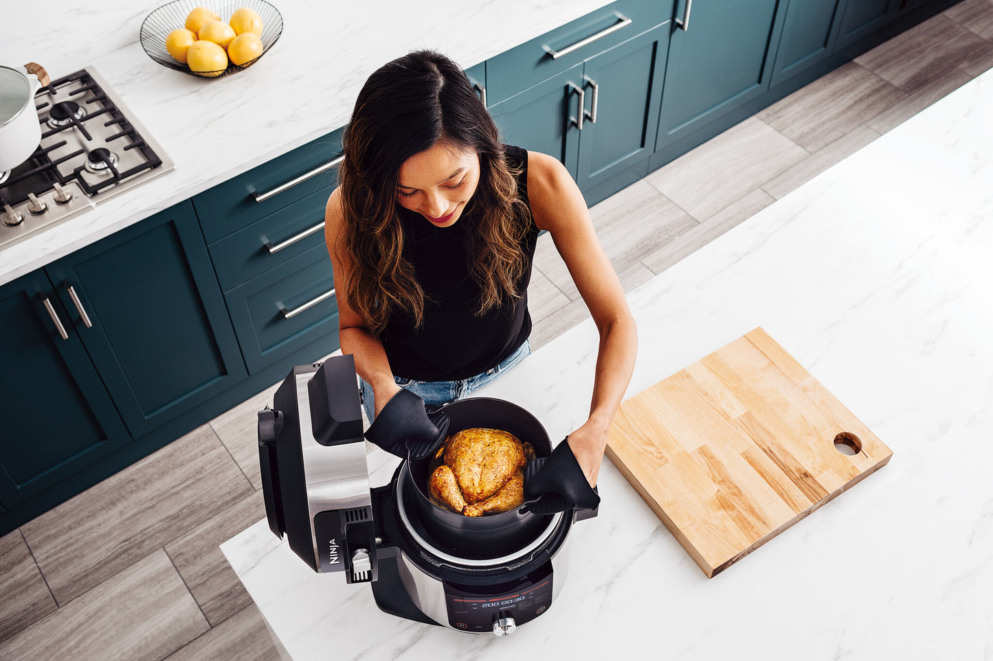Ninja OL750EU multicooker 7,5 l 1760 W Svart, Rostfritt stål