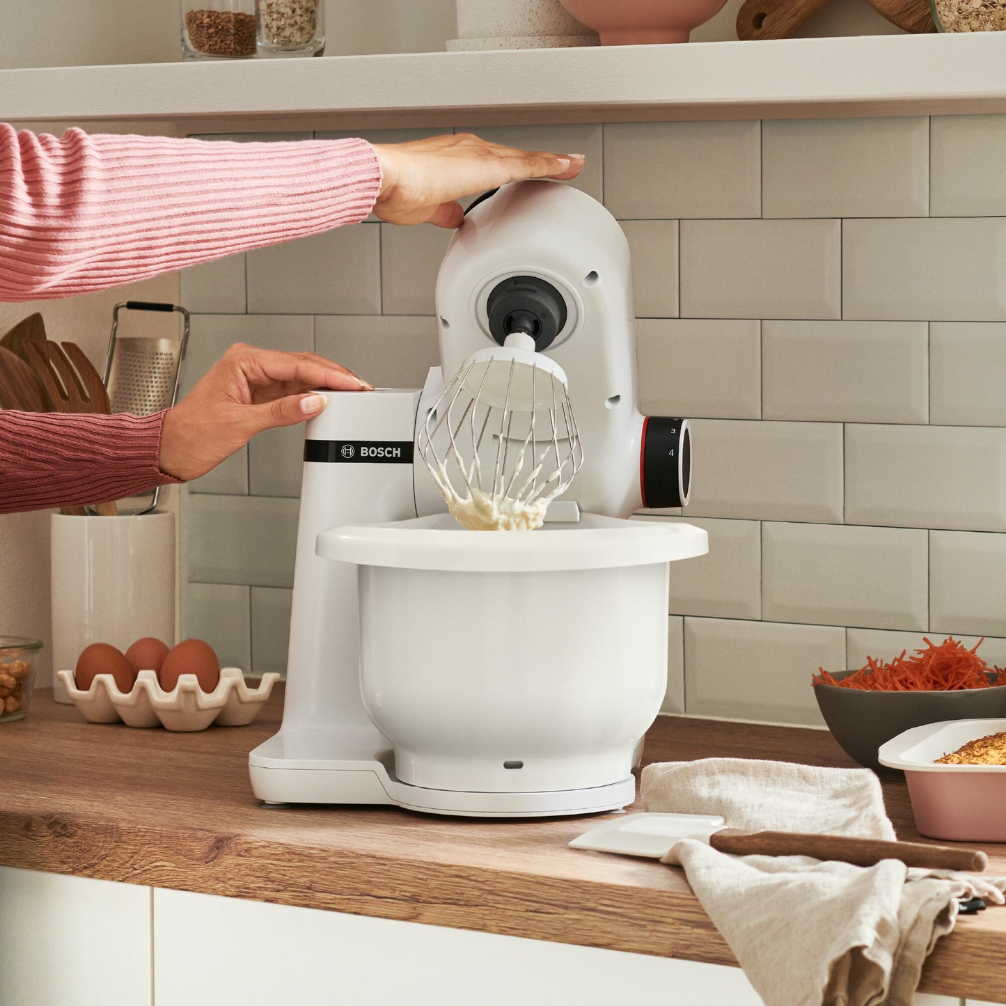 Bosch Serie 2 MUMS2AW00 matberedare 700 W 3,8 l Vit