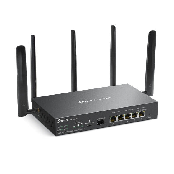 TP-Link Omada ER706W-4G trådlös router Gigabit Ethernet Dual-band (2,4 GHz / 5 GHz) Svart