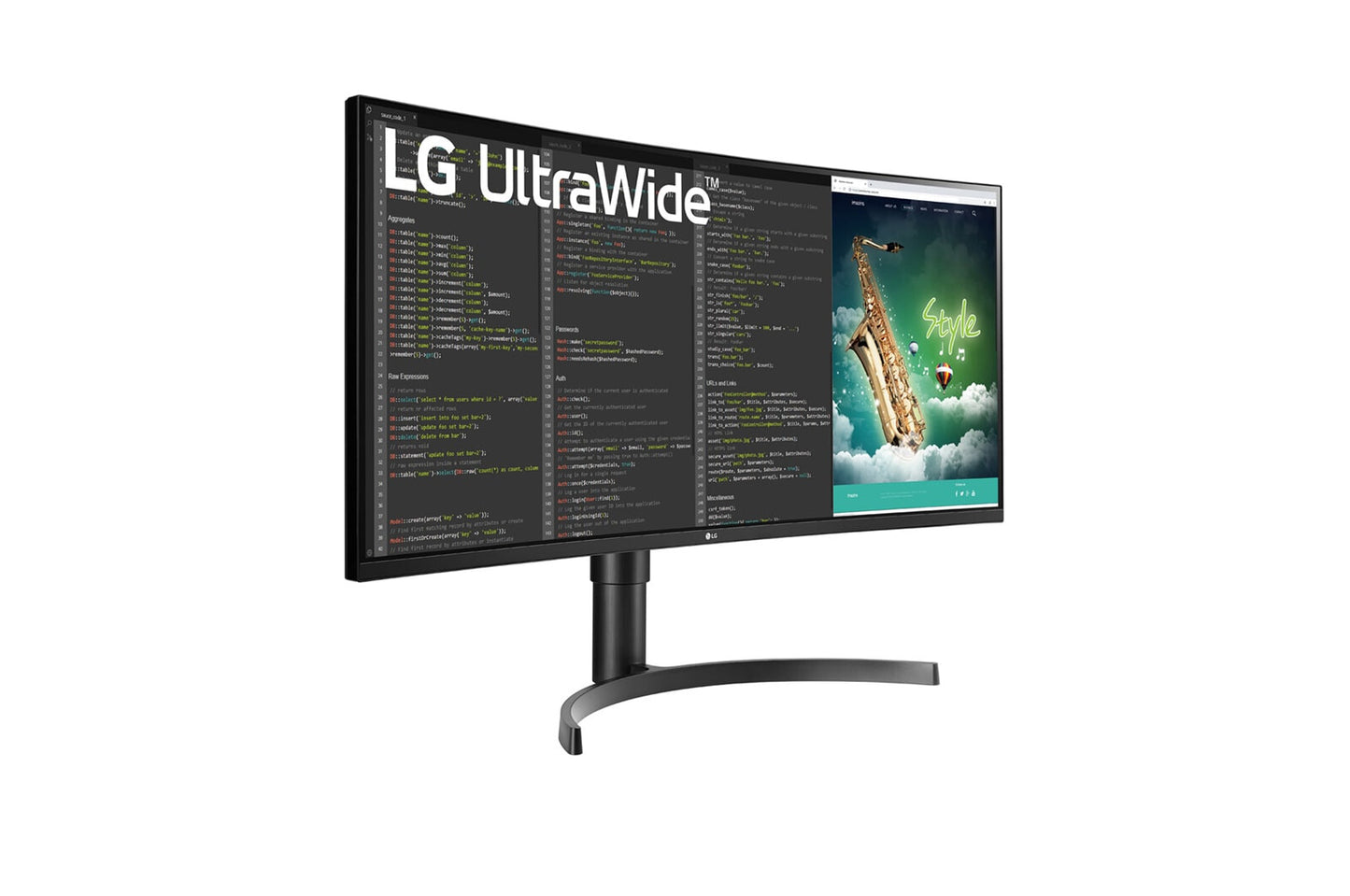 LG 35WN75CP-B.AEU LED display 88,9 cm (35") 3440 x 1440 pixlar 4K Ultra HD Svart