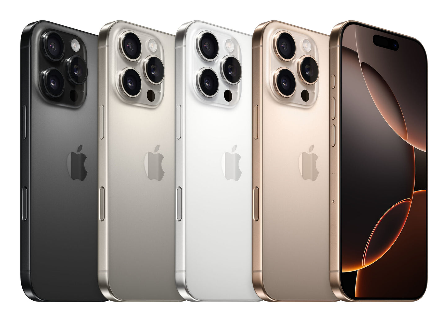 Apple iPhone 16 Pro 16 cm (6.3") Dubbla SIM-kort iOS 18 5G USB Type-C 256 GB Titan