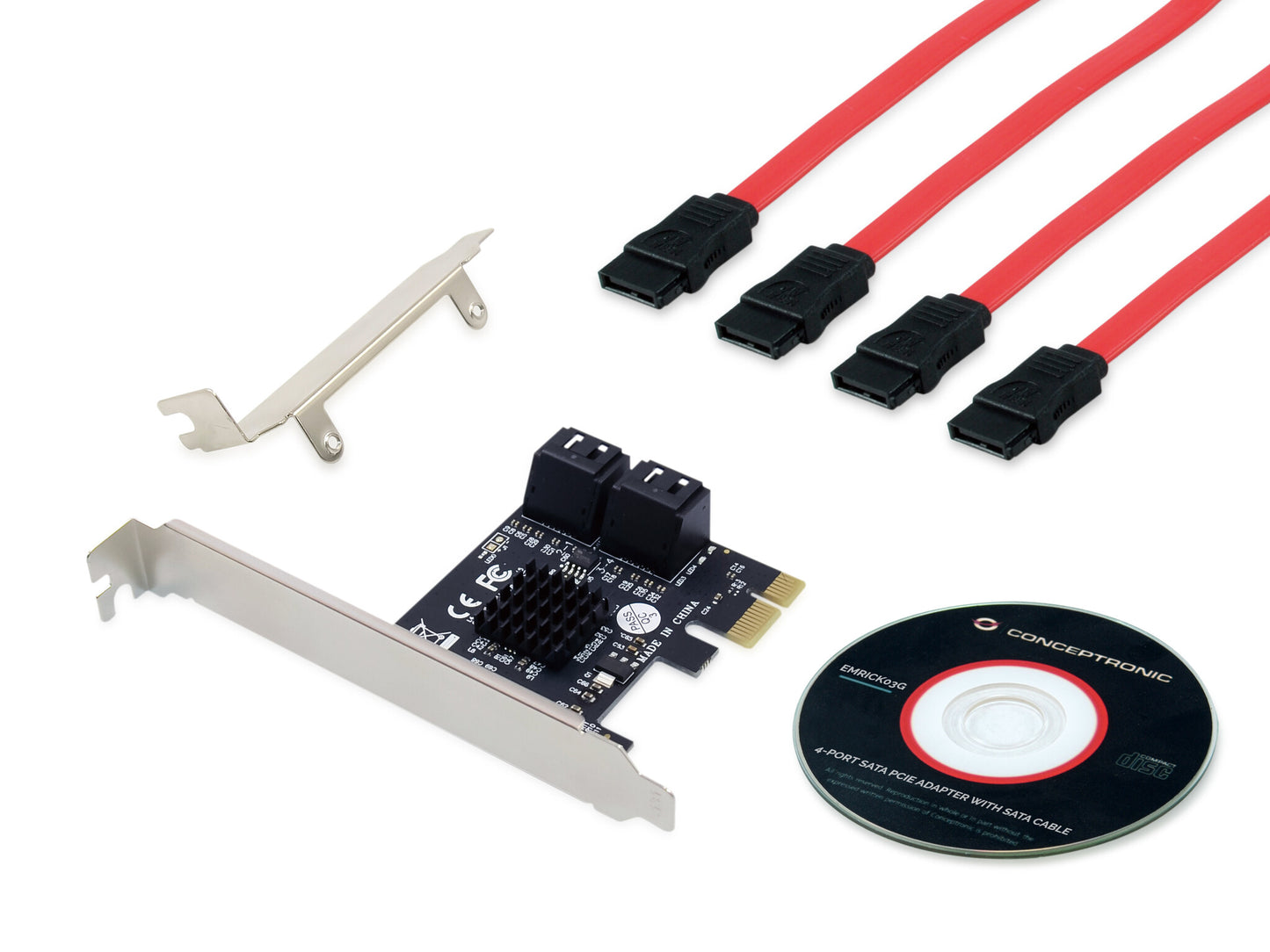 Conceptronic EMRICK03G nätverkskort/adapters Intern SATA