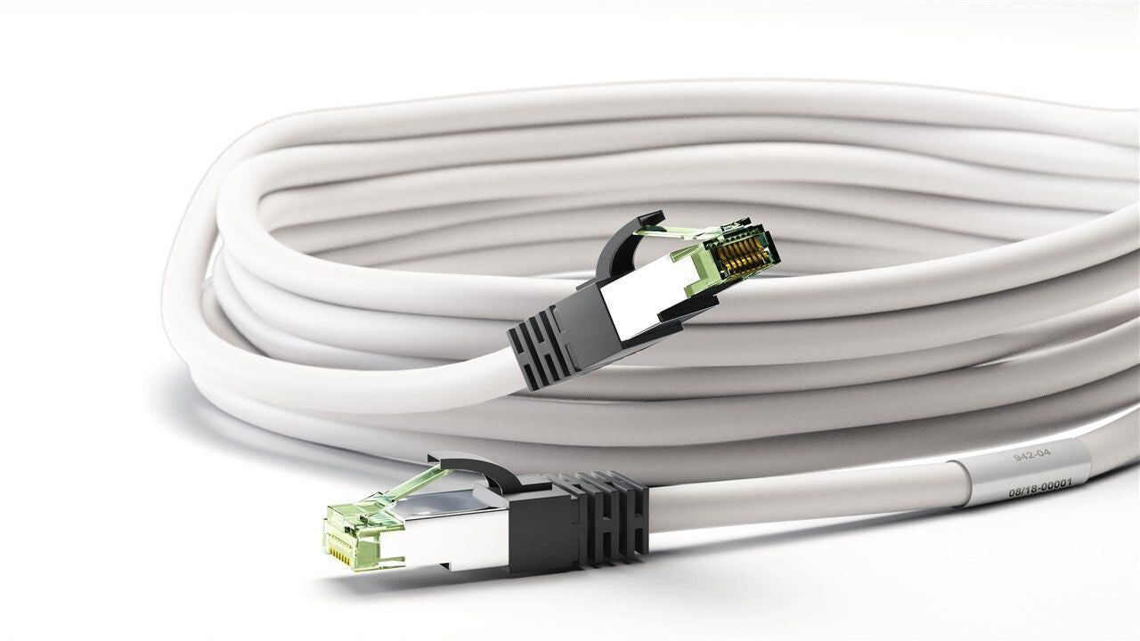 Goobay 55127 nätverkskablar Vit 5 m Cat8.1 S/FTP (S-STP)