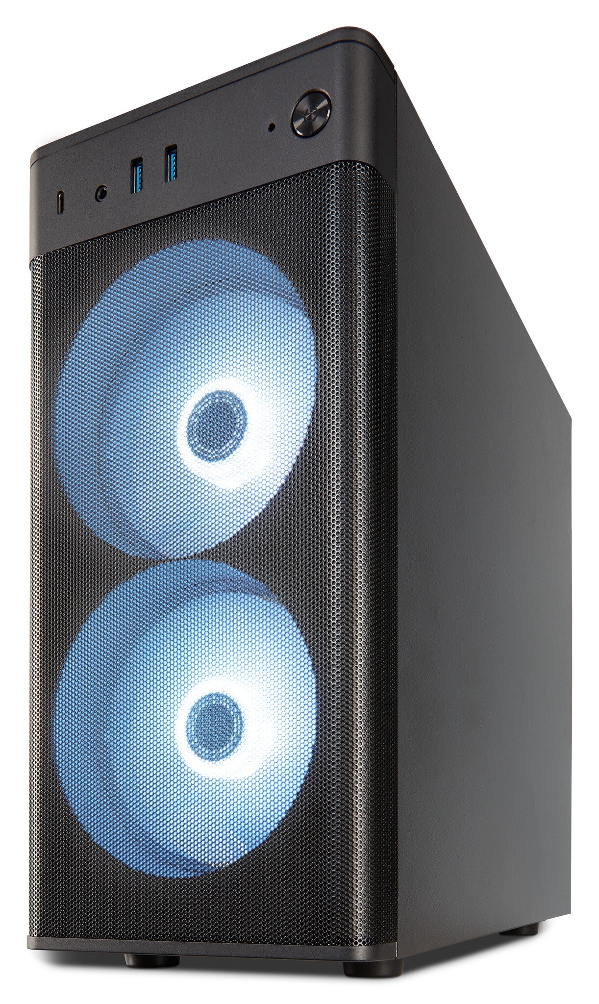 Erazer Recon E45 AMD Ryzen™ 5 5500 16 GB DDR4-SDRAM 1 TB SSD NVIDIA GeForce RTX 4060 Windows 11 Home Skrivbord PC Svart