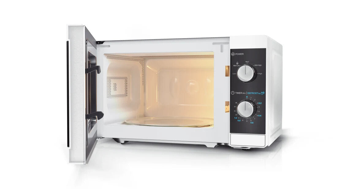 Sharp YC-MS01E-W mikrovågsugn Svart, Vit Enbart mikrovågsugn Bänkdiskmaskin 20 l 800 W
