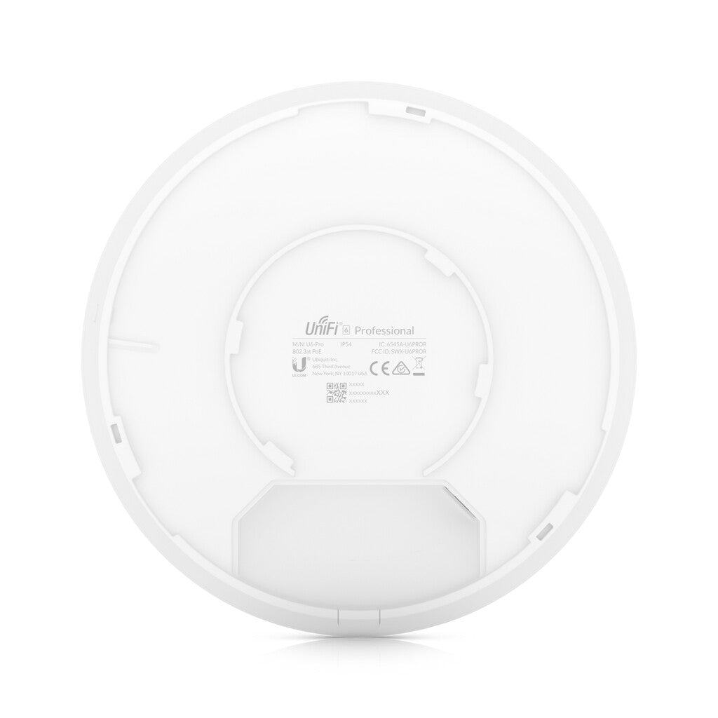 Ubiquiti U6-PRO access-punkter för trådlösa nätverk 4800 Mbit/s Vit Strömförsörjning via Ethernet (PoE) stöd