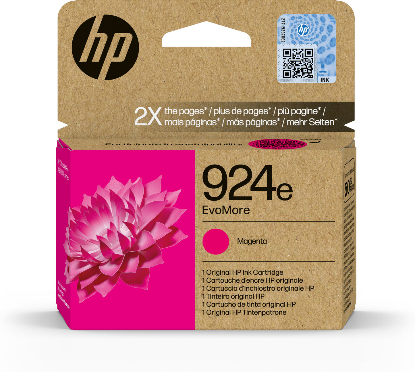 HP 924e EvoMore magenta originalbläckpatron