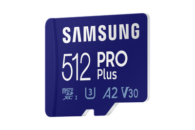 Samsung PRO Plus 512 GB MicroSDXC UHS-I Klass 10