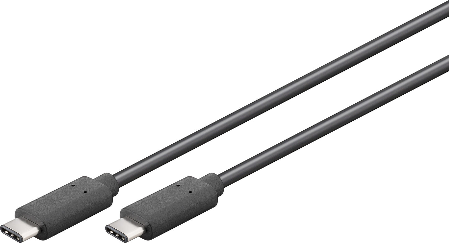 Goobay 67976 USB-kablar USB 2.0 1 m USB C Grå