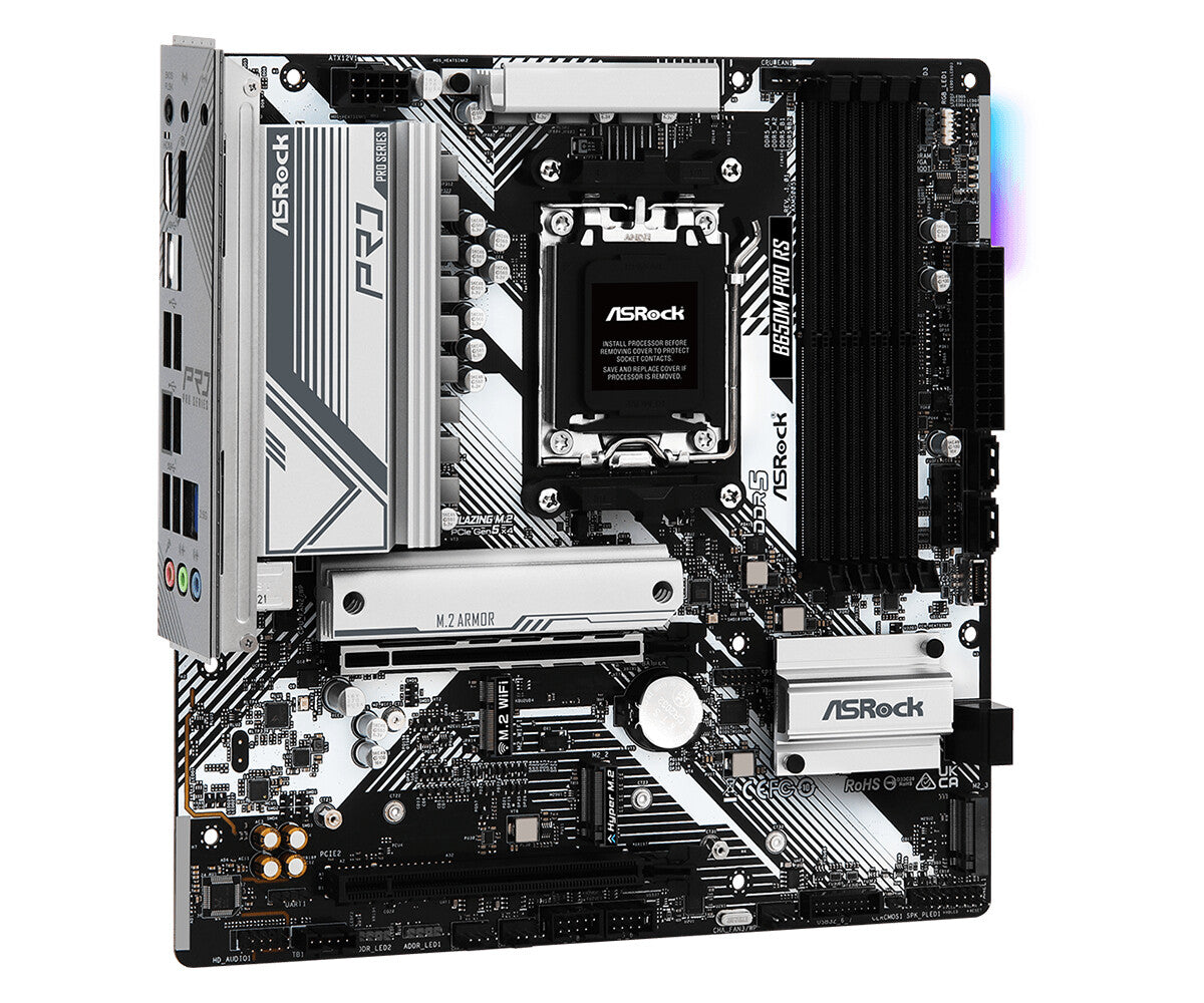 Asrock B650M Pro RS AMD B650 AM5-sockel micro ATX
