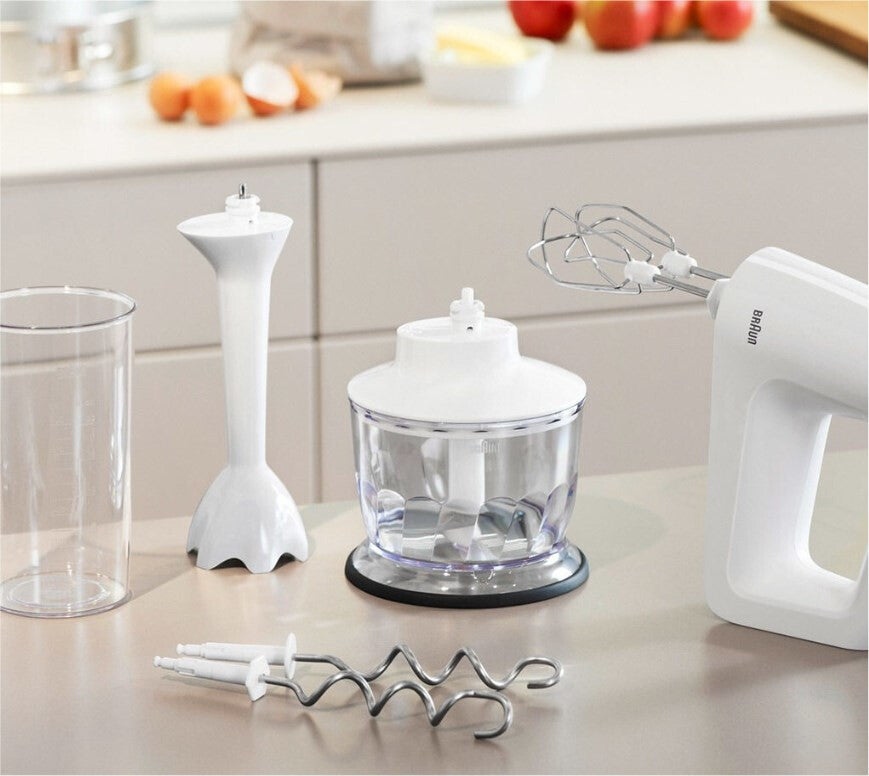 Braun HM 3135 WH Handmixer 500 W Grå, Vit