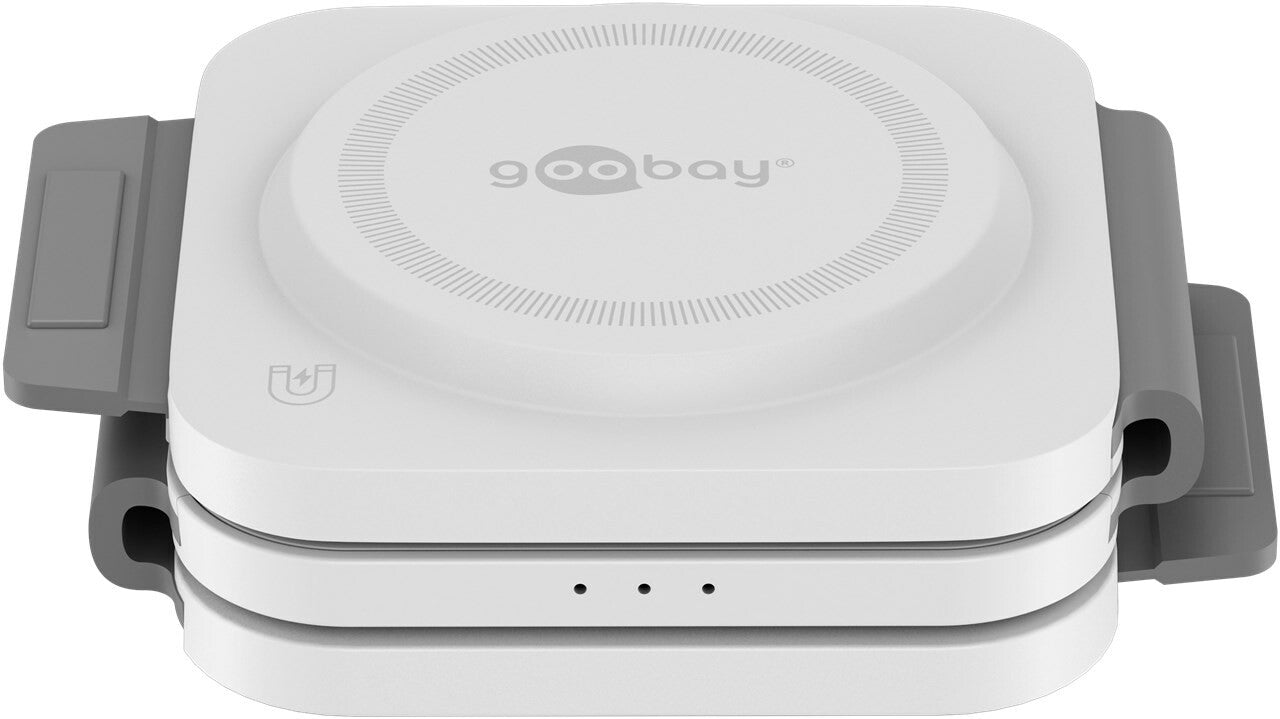Goobay 65312 mobilladdare Universal Vit USB Trådlös laddning inomhus