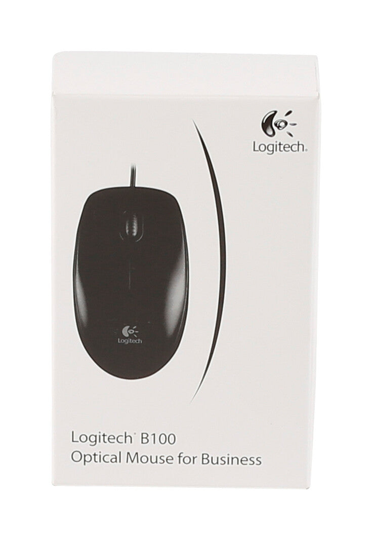 Logitech B100 datormöss Kontor Ambidextrous USB Type-A Optisk 800 DPI