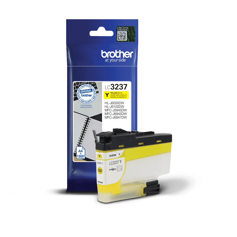 Brother LC3237Y bläckpatroner 1 styck Original Gul