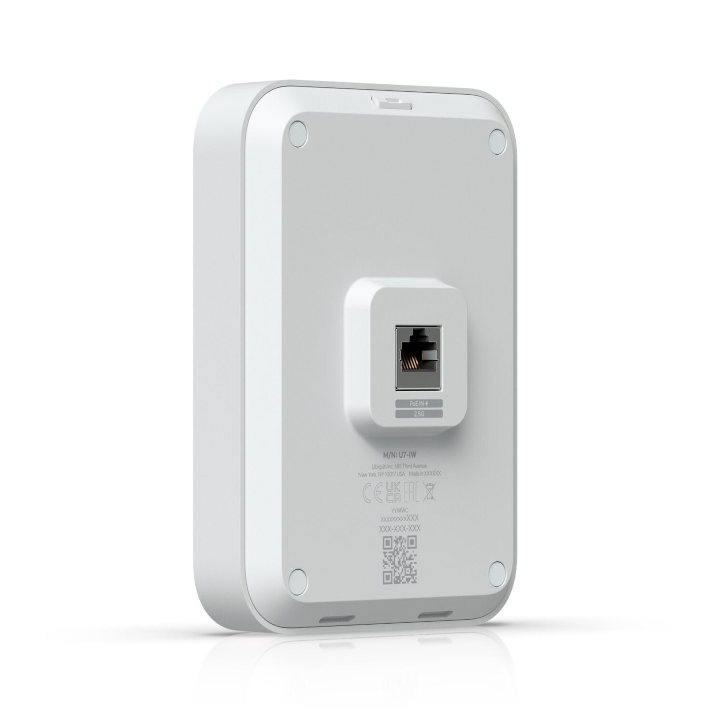 Ubiquiti U7 In-Wall 4300 Mbit/s Vit Strömförsörjning via Ethernet (PoE) stöd