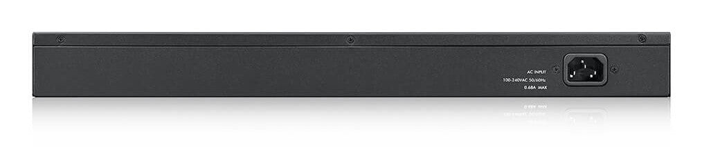 Zyxel GS1900-48HPv2 hanterad L2 Gigabit Ethernet (10/100/1000) Strömförsörjning via Ethernet (PoE) stöd Svart
