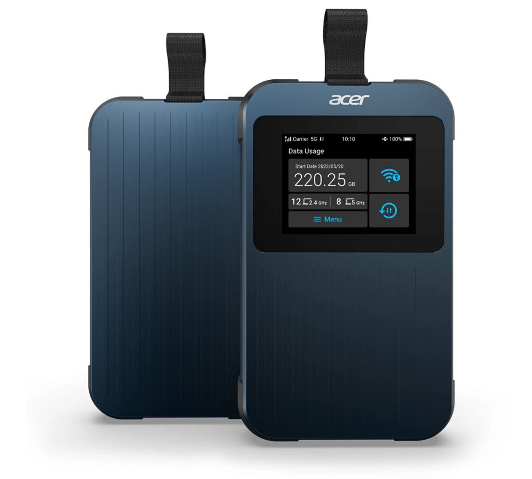 Acer Connect ENDURO M3 5G Mobile Wi-Fi, 1GB international data Mobilnät, modem/router