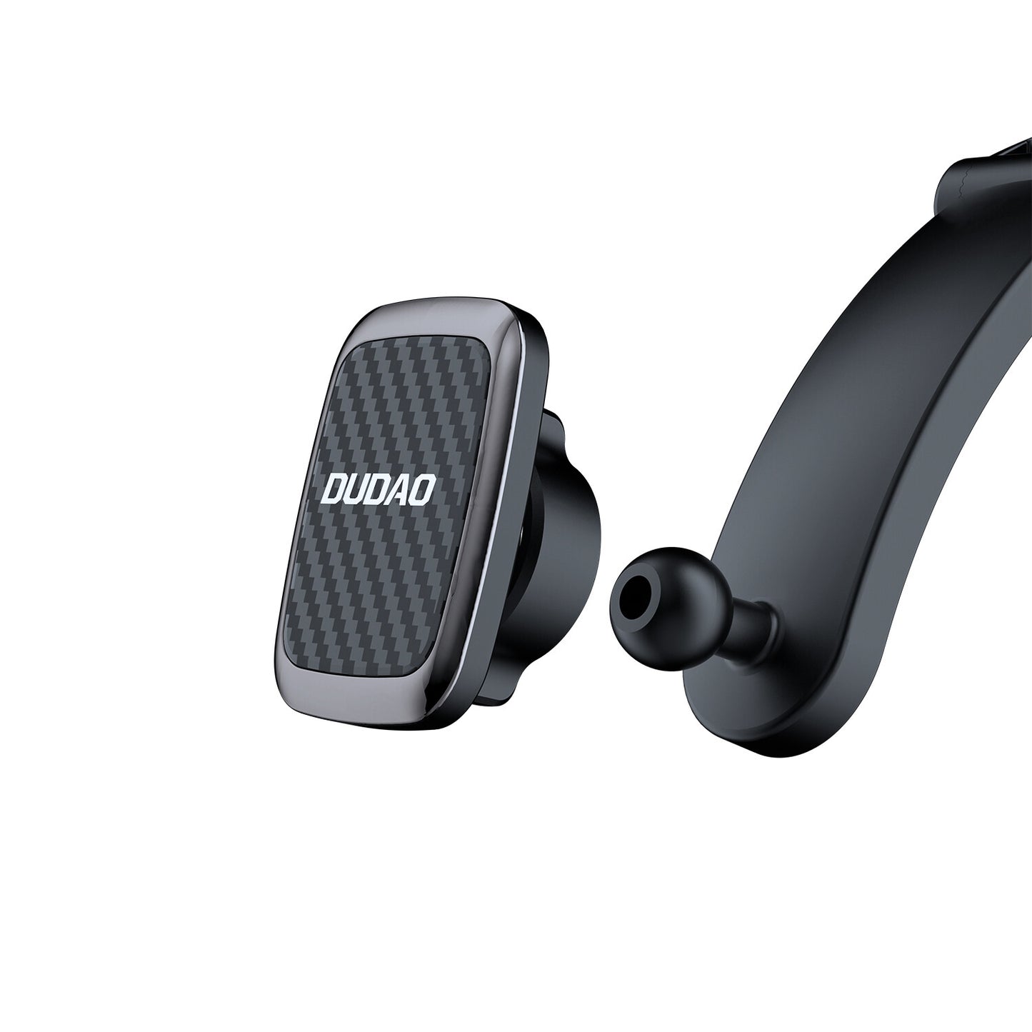 DUDAO magnetyczny uchwyt samochodowy do telefonu czarny F12s Passiv hållare Mobiltelefon / smartphone Svart