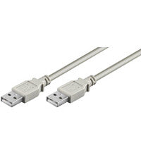 Goobay USB 2.0 AA 500 LC HiSpeed, 5m USB-kablar USB A Grå