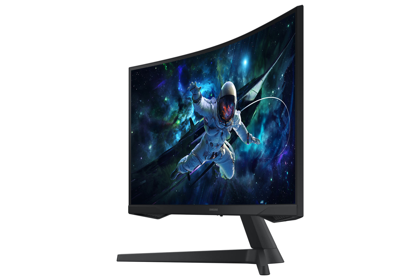 Samsung G55C platta pc-skärmar 68,6 cm (27") 2560 x 1440 pixlar Quad HD LED Svart