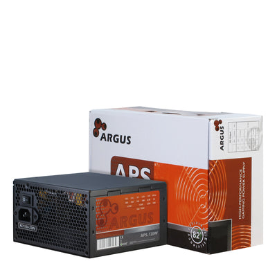 Inter-Tech Argus APS strömförsörjningsenheter 720 W 20+4 pin ATX ATX Svart