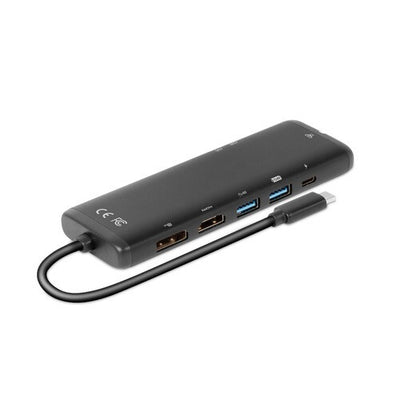 CLUB3D CSV-1597 dockningsstationer för bärbara datorer USB 3.2 Gen 1 (3.1 Gen 1) Type-C Svart