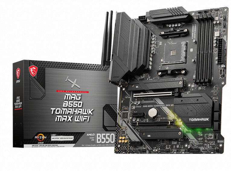 MSI MAG B550 TOMAHAWK MAX WIFI AMD B550 Uttag AM4 ATX